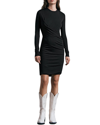 Rag & Bone Holly Wrap-effect Ruched Stretch-jersey Mini Dress