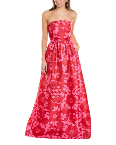 Flora Bea Nyc Mecca Maxi Dress In Red