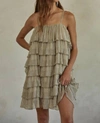 By Together In My Dreams Dress In Silver/metallic In Multi