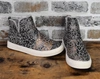 VERY G LEOPARD RICA BOOTS IN GREY