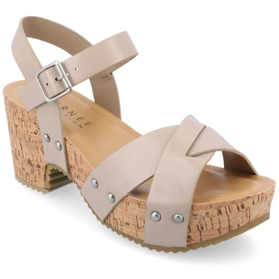 JOURNEE COLLECTION COLLECTION WOMEN'S TRU COMFORT FOAM VALENTINA SANDALS