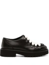 DOUCAL'S LEATHER LACE-UP SHOES