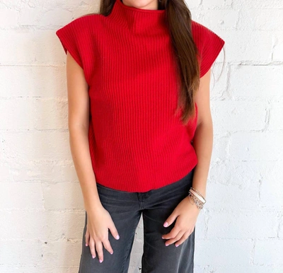 Le Lis Reece Sweater Vest In Red