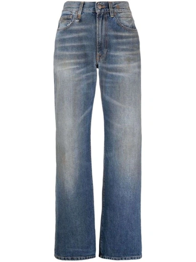 R13 Mid-rise Straight-leg Jeans In Grey