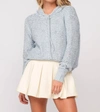 SKY TO MOON COZY OVERLOAD SWEATER IN BLUE
