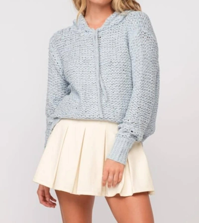 Sky To Moon Cozy Overload Sweater In Blue