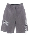 JW ANDERSON STUDDED COTTON SHORTS