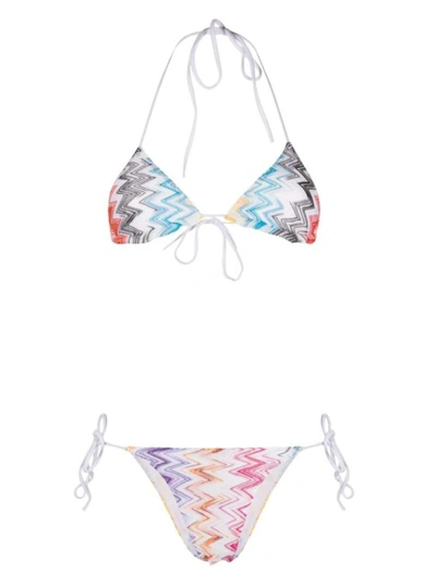 Missoni Triangel-bikini In Multicolore