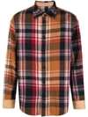 Dsquared2 Timberman Check-pattern Shirt In Black