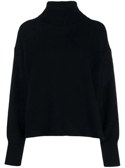 Joseph Roll-neck Cashmere Jumper In Black