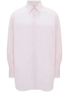 JW ANDERSON ANCHOR-EMBROIDERED COTTON SHIRT