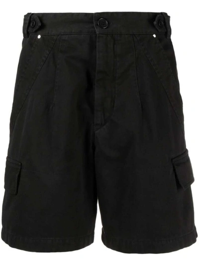 Isabel Marant Lisette Cotton Cargo Shorts In Black