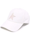 Golden Goose Logo-patch Cap In White