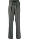 ISABEL MARANT ÉTOILE PRISKA HIGH-WAIST PLAID TROUSERS