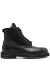 GOLDEN GOOSE LEATHER LACE-UP BOOTS