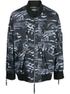 DSQUARED2 GRAPHIC-PRINT BOMBER JACKET