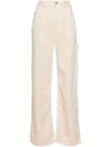 Isabel Marant Bymara Carpenter Jeans In Neutrals