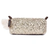 JADETRIBE SEQUIN MAKE-UP BAG IN GOLD