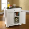 Crosley Furniture Cambridge White Granite Top Portable Kitchen Island/cart