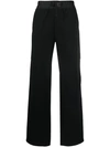 Y-3 Straight-leg Cut Trousers In Black