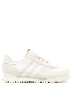 Y-3 Suede Low-top Sneakers In White