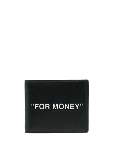 OFF-WHITE "FOR MONEY" BI-FOLD WALLET