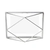 Umbra Prisma Picture Frame, 4x6 Photo Display For Desk Or Wall, Chrome