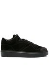 Doucal's Suede Sneakers In Black