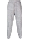 Dsquared2 Embroidered-logo Cotton Track Pants In White