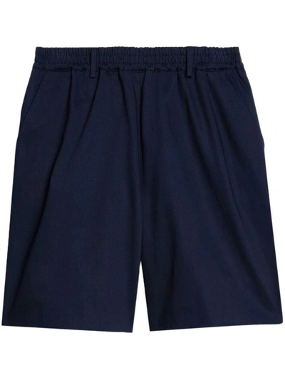 Ami Alexandre Mattiussi Cotton Bermuda Shorts In Black