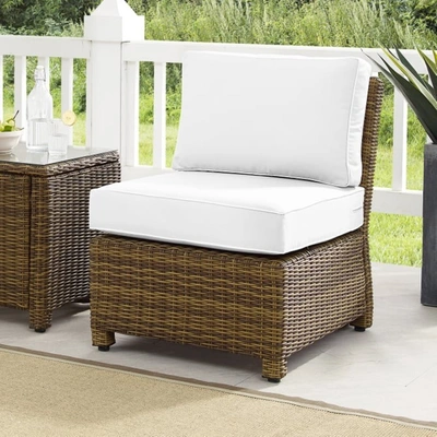 Crosley Furniture Bradenton Outdoor Wicker Sectional Center Chair