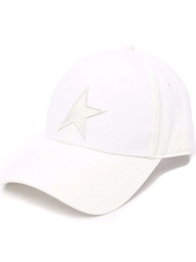 Golden Goose Embroidered-star White Baseball Cap