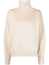 Isabel Marant Aspen Roll-neck Jumper In Neutrals