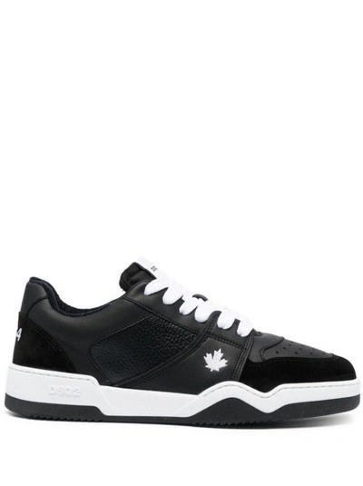 Dsquared2 Spiker Low-top Trainers In Black