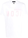 DSQUARED2 MIRRORED-LOGO T-SHIRT