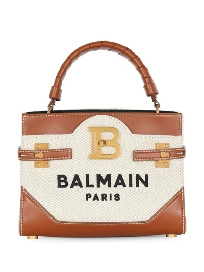 Balmain Shoulder Bag In Neutrals