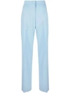MSGM HIGH-WAISTED VIRGIN WOOL TROUSERS