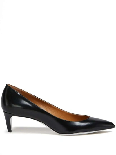 Marni Contrasting Outsole Mid-heel Pumps In Black