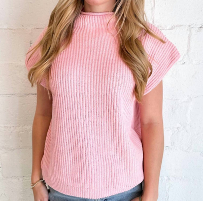 Le Lis Reece Sweater Vest In Light Pink