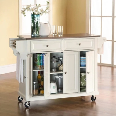 Crosley Furniture Full Size Granite Top Kitchen Cart