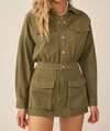 IDEM DITTO KEEP IT CUTE ROMPER IN OLIVE