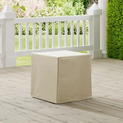 Crosley Furniture Heavy-gauge Reinforced Vinyl Outdoor End Table Cover In Brown