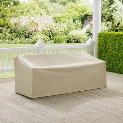 Crosley Furniture - Outdoor Sofa Furniture Cover Tan In Neutral