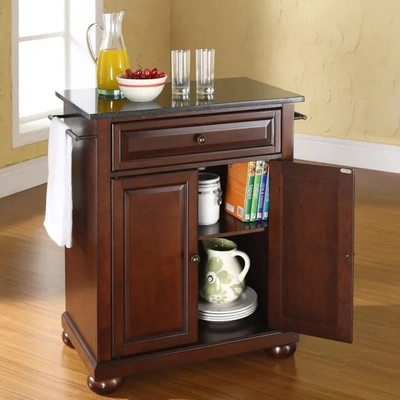 Crosley Furniture Alexandria Granite Top Portable Kitchen Island/cart