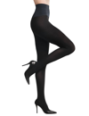 Commando Opaque Matte 110 Denier Control Top Tights In Black