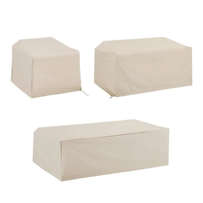 Crosley Furniture 3 Pc Furniture Cover Set In Neutral