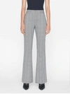 Frame Le High Plaid Flare Pants In Multi