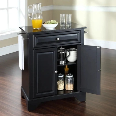 Crosley Furniture Lafayette Black Granite Top Portable Kitchen Island/cart