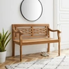 CROSLEY OLIVIER INDOOR OUTDOOR BENCH IN TEAK WOOD BY CROSLEY