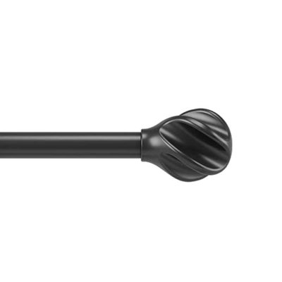 Umbra Helix Curtain Rod, 42"-120" Inch In Black